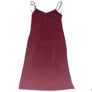 NEW never worn Express Burgundy Slip Dress